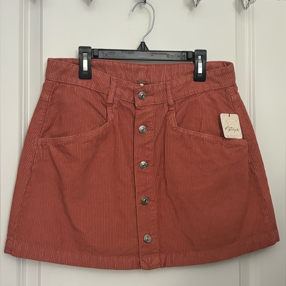 Free people corduroy skirt NWT size 8